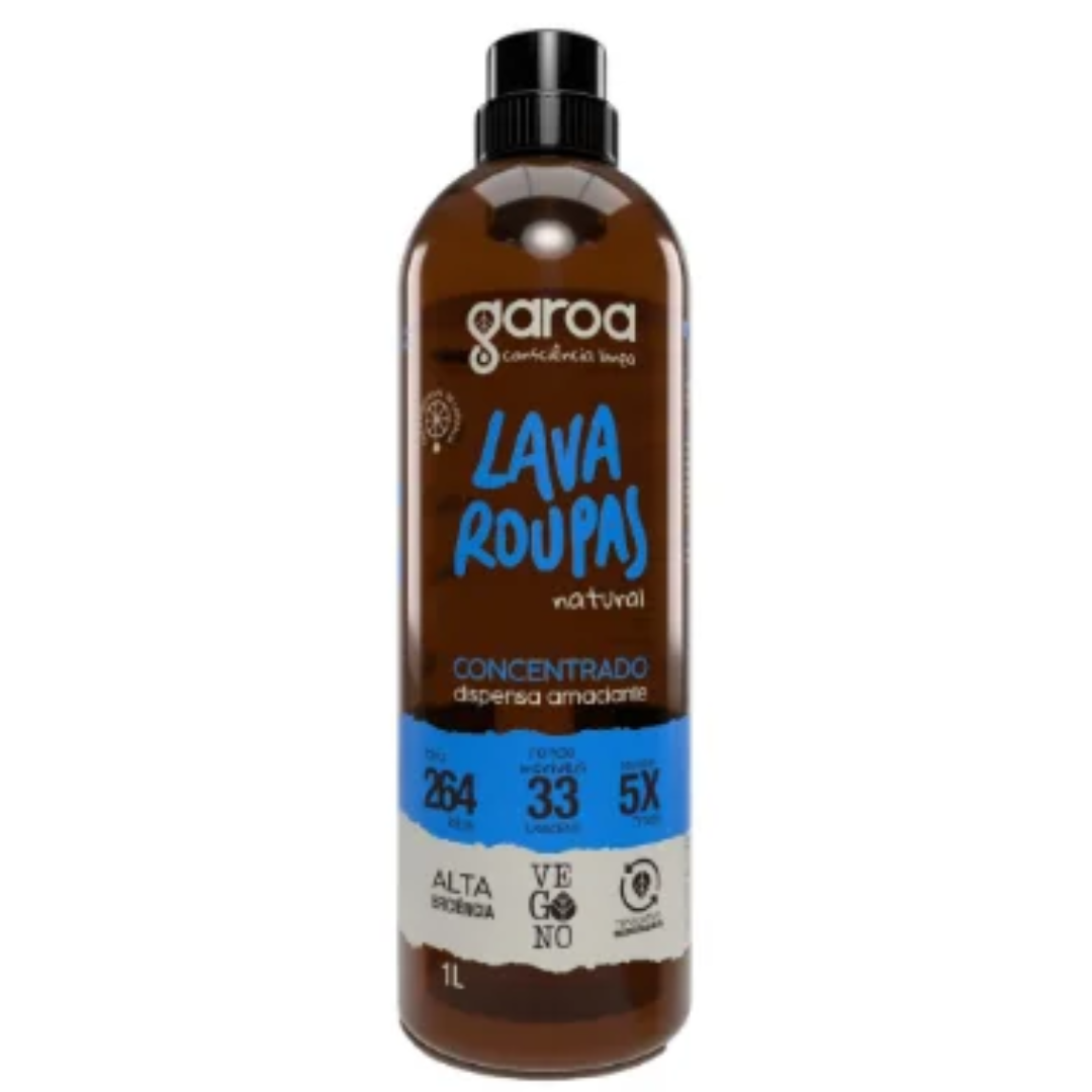Lava Roupas Natural Concentrado Garoa 1 litro