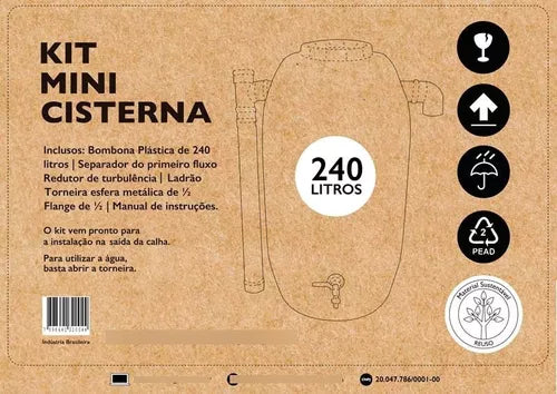 Kit Minicisterna 240l + Eco Filtro