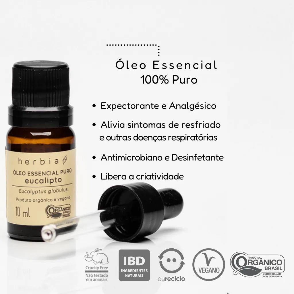 Óleo Essencial Eucalipto Orgânico