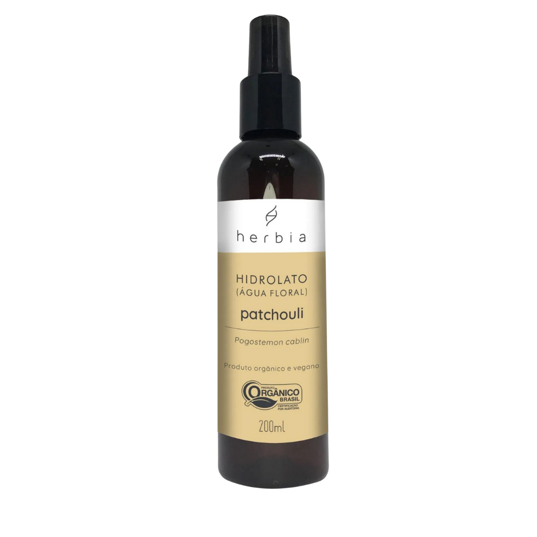 Água Floral Orgânica (Hidrolato) Herbia De Patchouli 200 ml