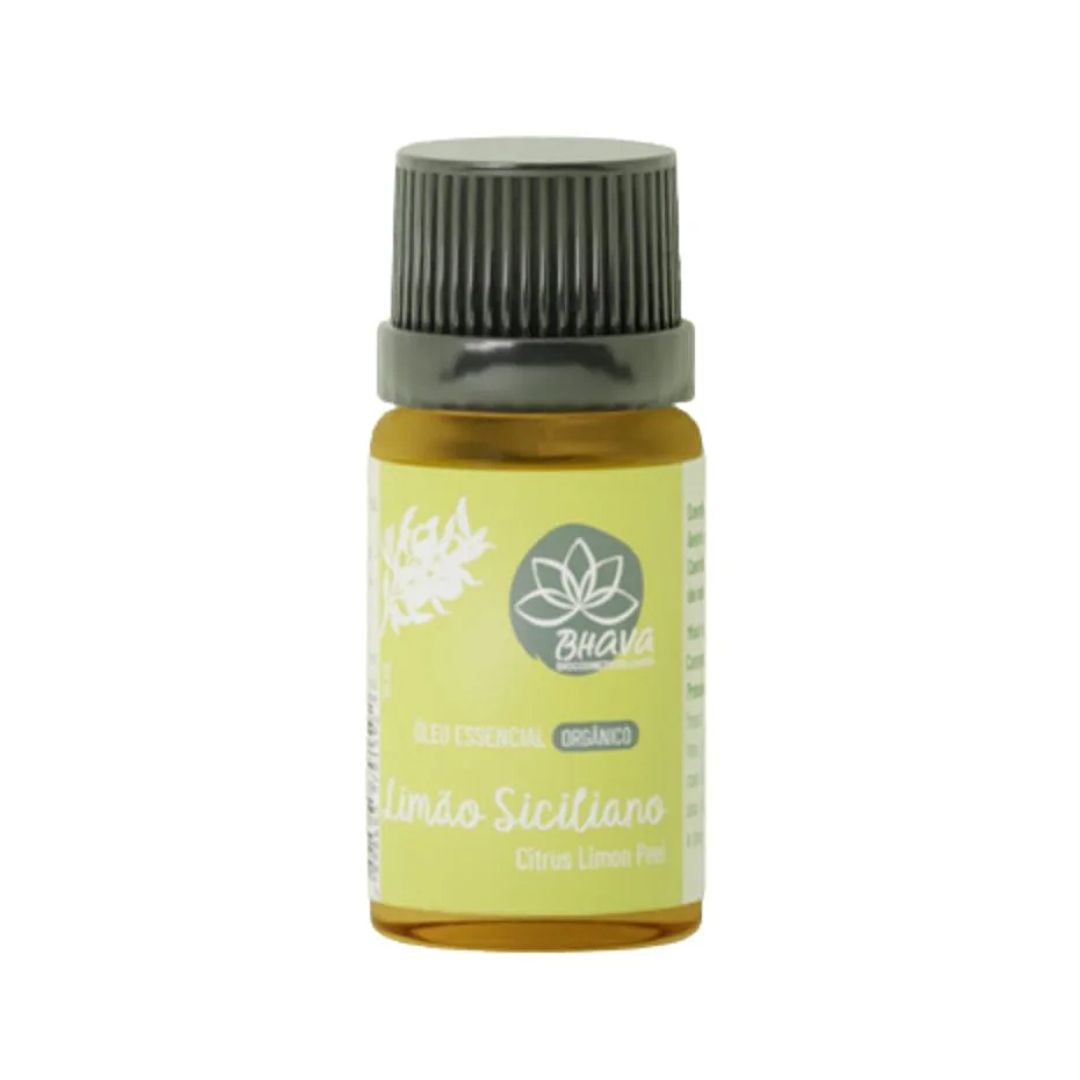Óleo essencial de Limão Siciliano Orgânico 10ml Bhava