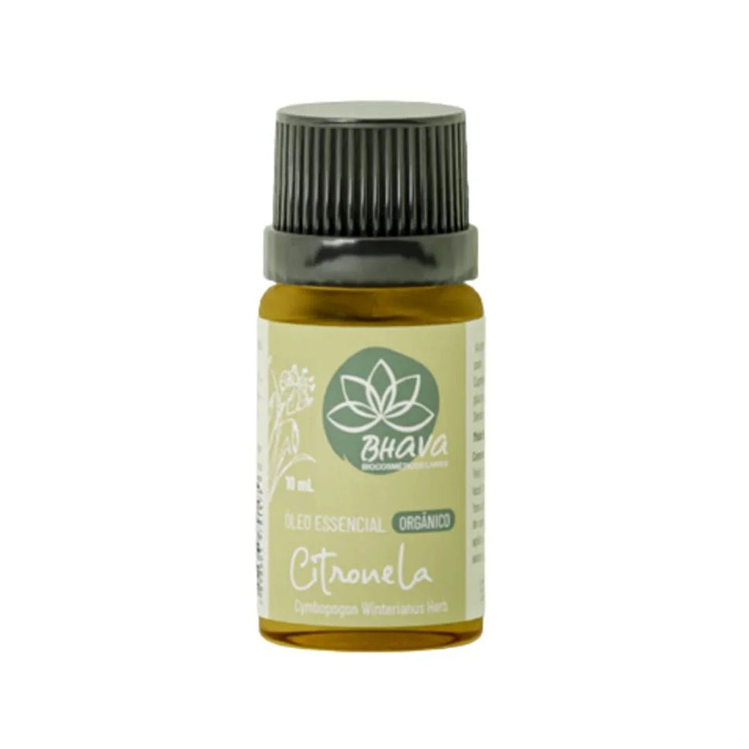Óleo essencial de Citronela Orgânica 10ml Bhava