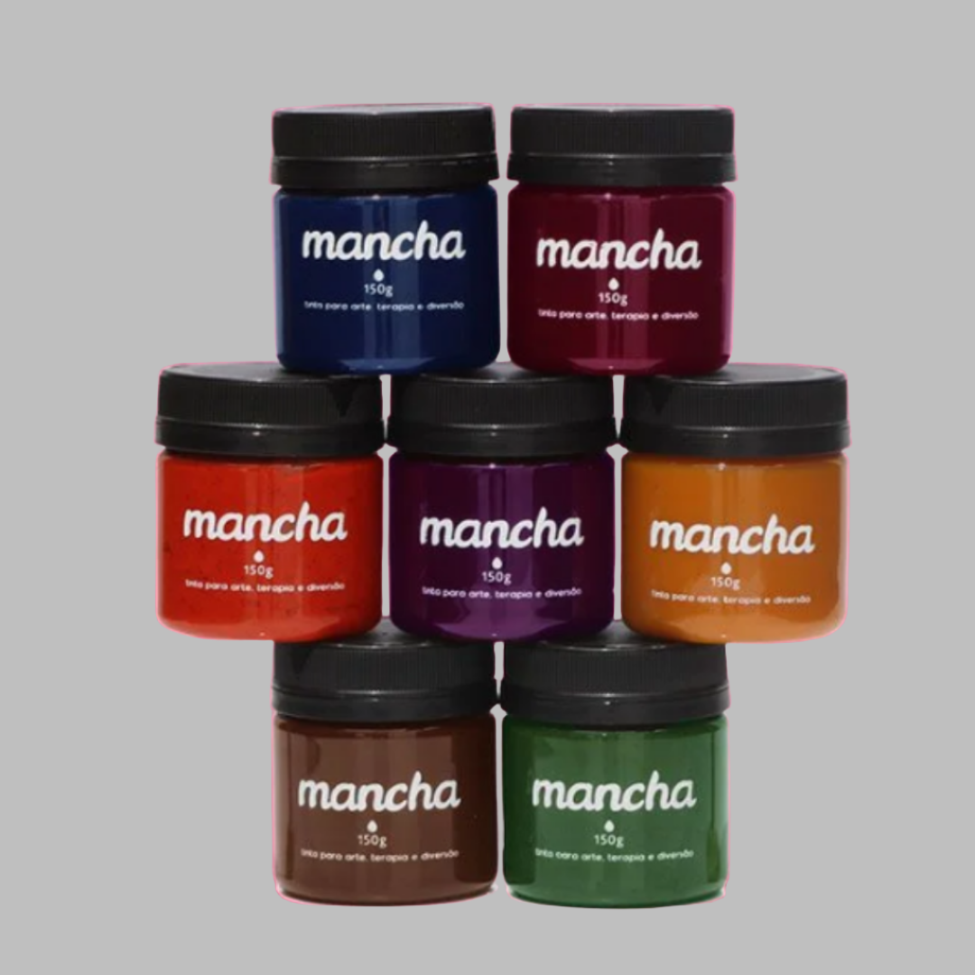 Kit Arco Íris - 7 cores 150ml - Mancha Orgânica