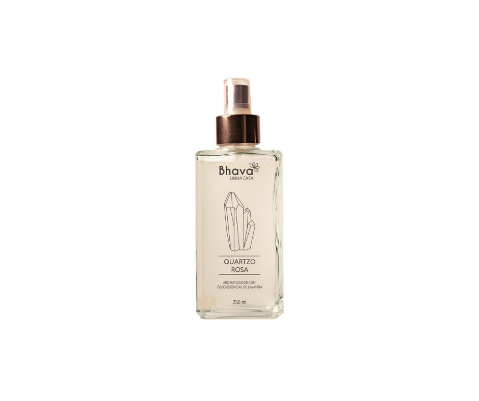 Quartzo Rosa Aromatizador de Ambiente Natural 250ml Bhava