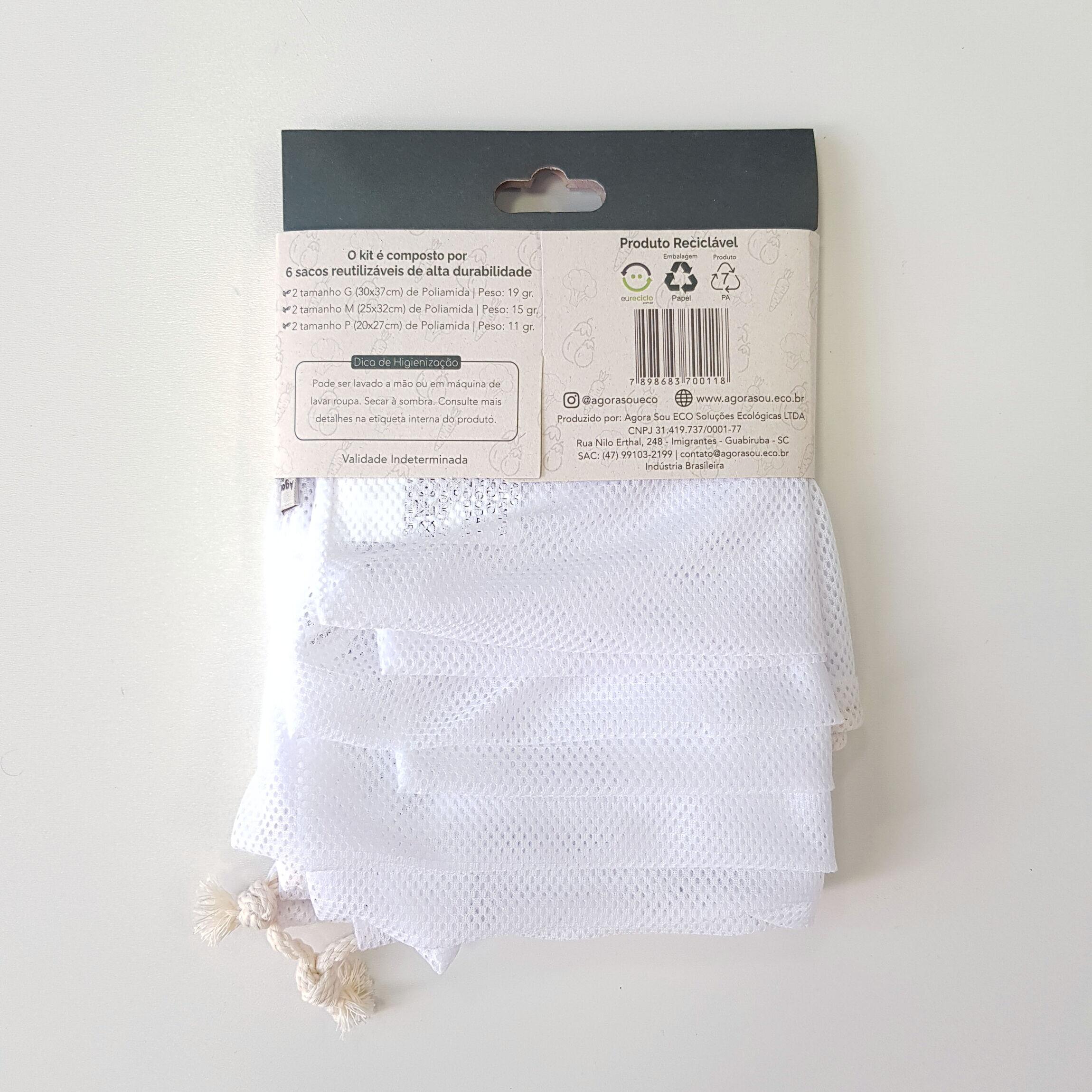 Kit Compra Sem Plástico | EcoBag + A Granel + Hortifruti - Consciência