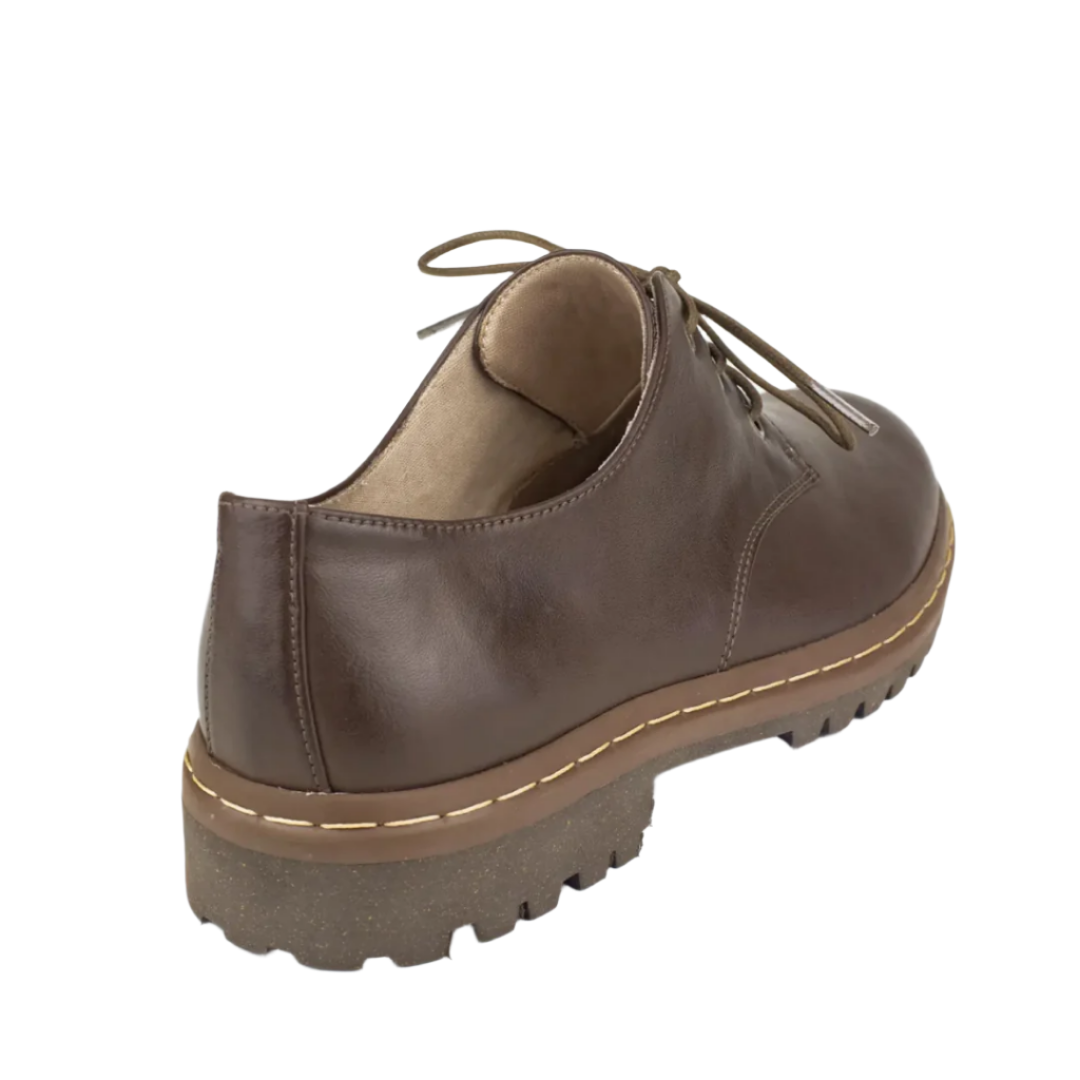 Sapato Tratorado Terra Café Urban Flowers