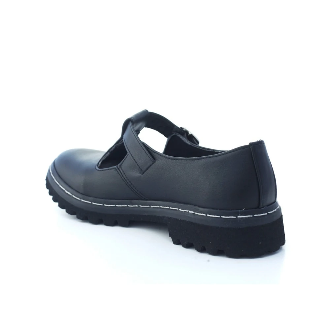 Sapato Tratorado Teodora Preto Urban Flowers