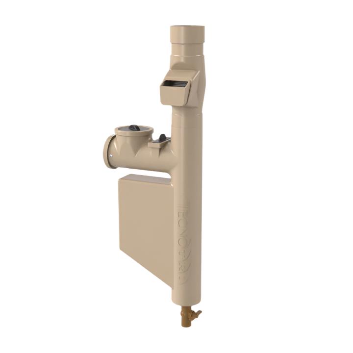 Filtro separador de folhas para cisterna Cor bege