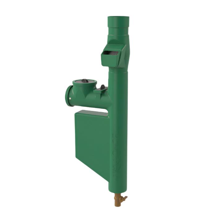 Filtro separador de folhas para cisterna cor verde