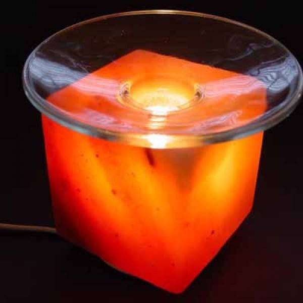 Luminária Aromalamp Cubo (Difusor) Natural Wonder