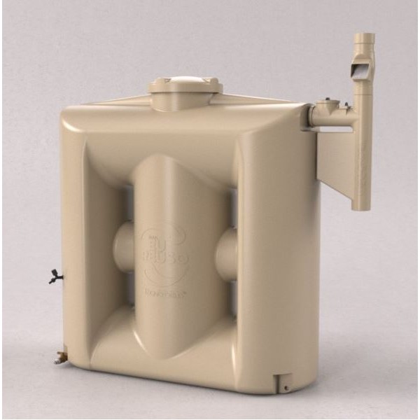 Cisterna 1000 litros bege com filtro - Envio para PR