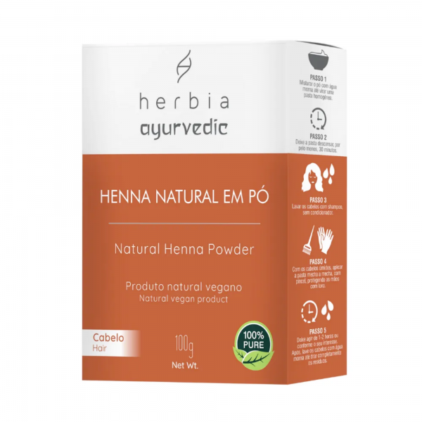 Henna Natural Herbia 100g