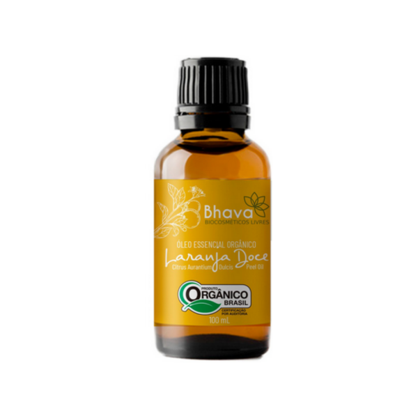 Óleo essencial de laranja doce orgânico 10ml Bhava