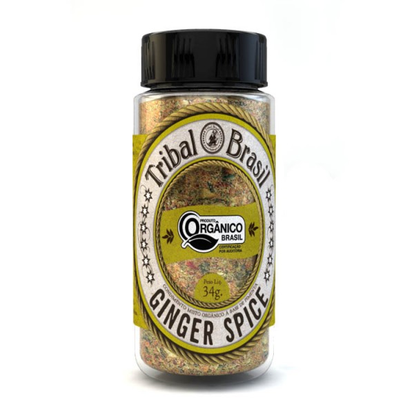Tempero Tribal Brasil - Ginger Spice - Condimento Misto