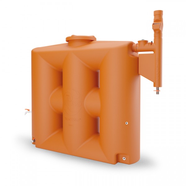 Cisterna Vertical 1000 litros com filtro Tecnotri
