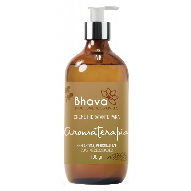 Creme Hidratante para Aromaterapia Natural 100ml Bhava