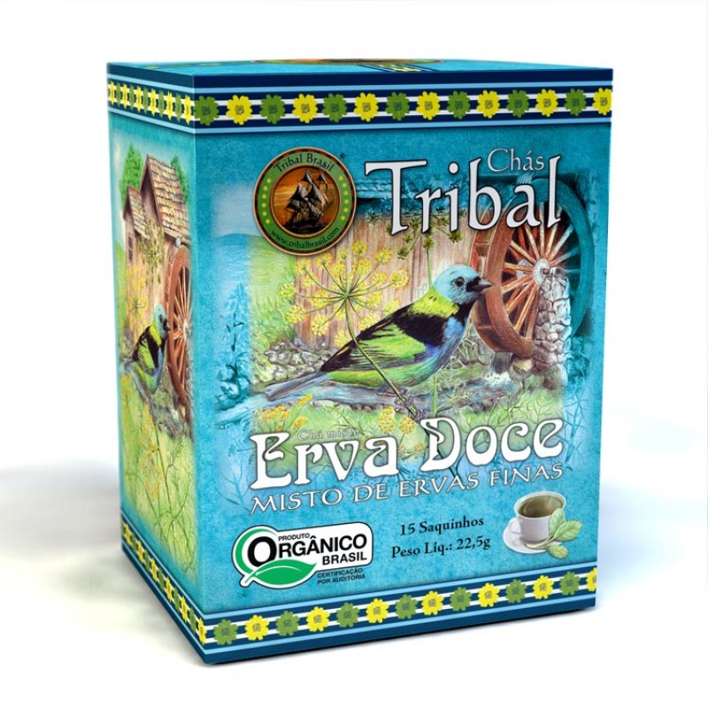 Chá Tribal Brasil - Erva Doce - Sachê (15 sachês)