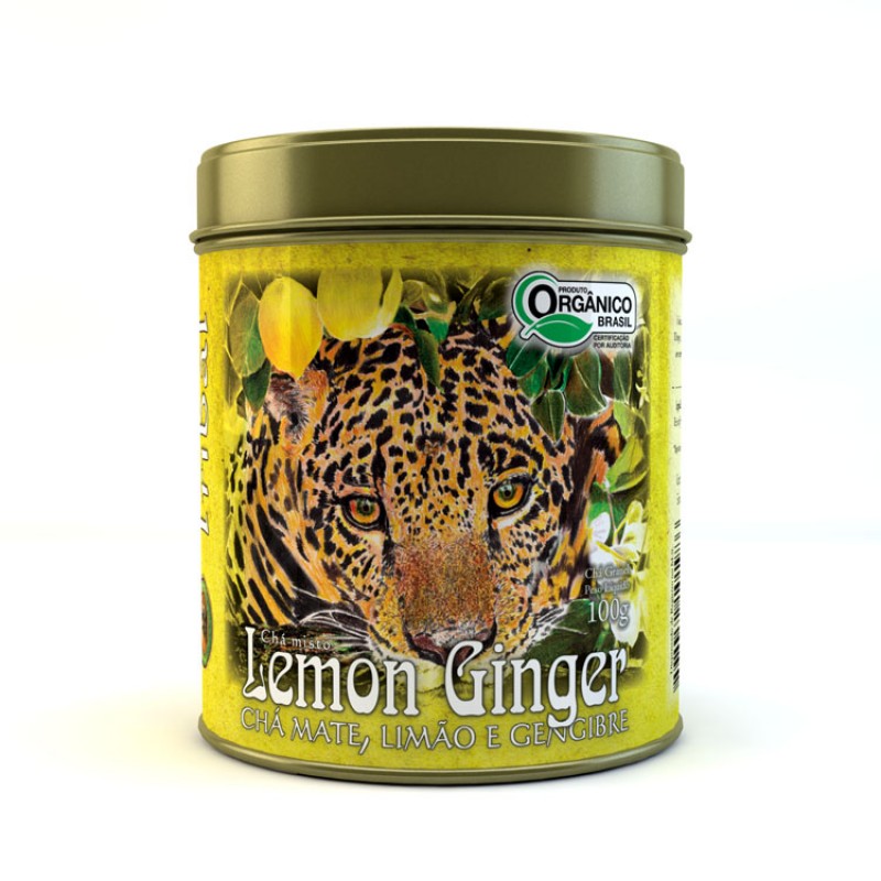 Chá Tribal Brasil - Lemon Ginger - Caixa 80g