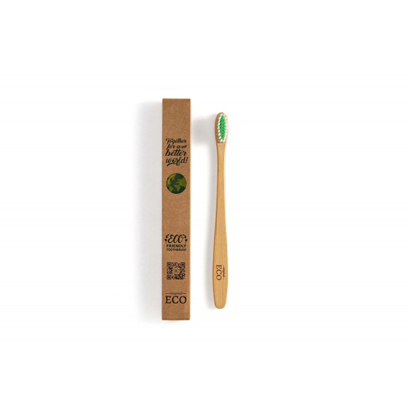 Escova Dental Sustentável de Bambu - Original Eco 