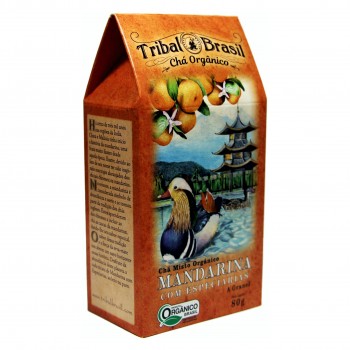 Chá Tribal Brasil - Mandarina com Especiarias - Caixa 80g
